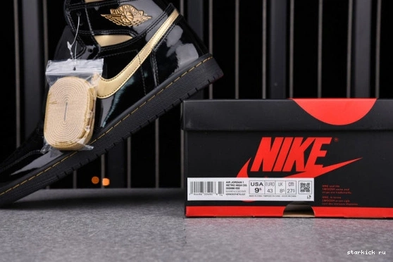 555088-032 Metallic Jordan 555088-032 Black High (2020) 1 Retro Air Gold 0131